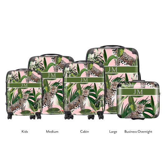 FULL SET Jungle Leopard Luggage 5 Piece