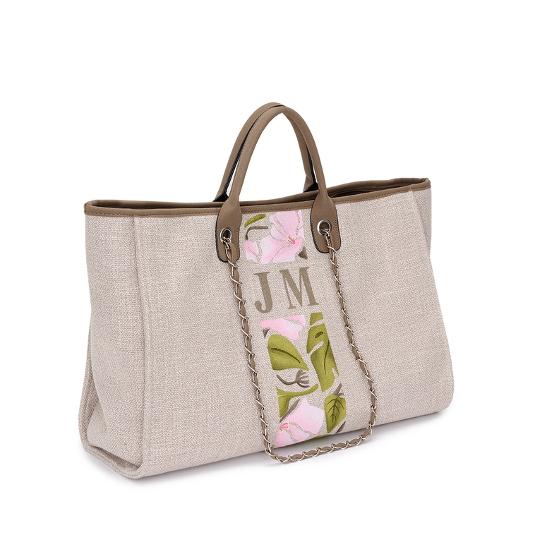 Classic Fawn Rainforest Canvas Tote