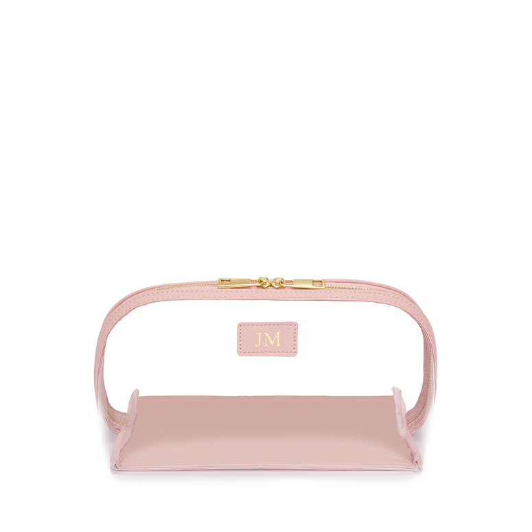 Lily and Bean Transparent Makeup Holder Bubblegum Pink