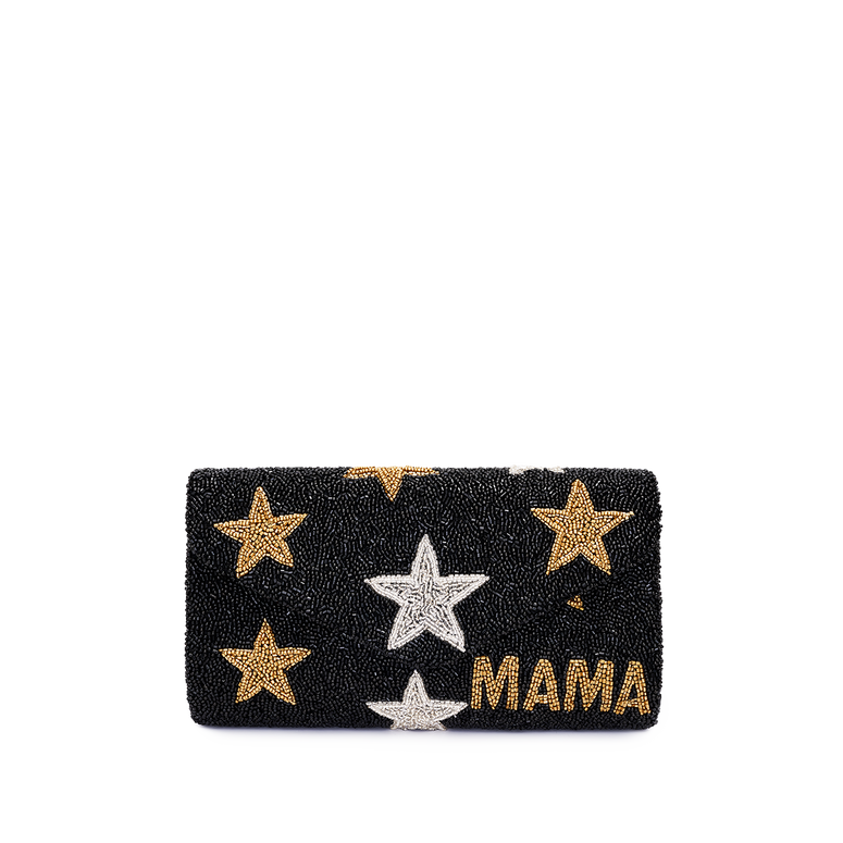 The Mama Beaded Clutch