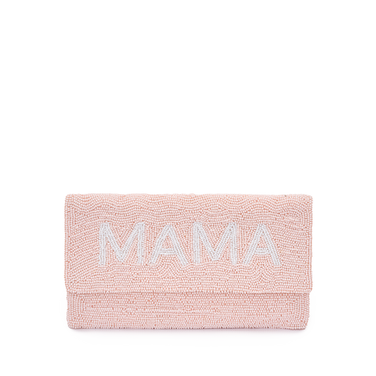 Mama Little beaded clutch