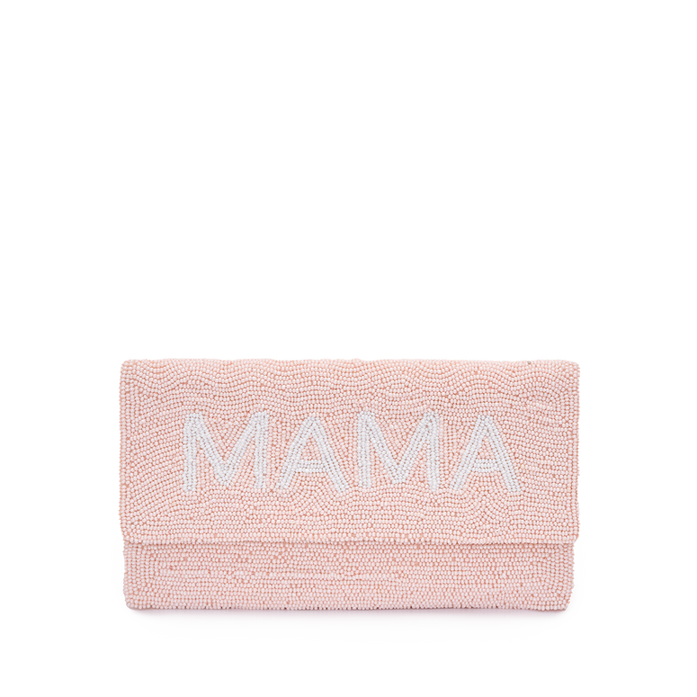 Mama Little beaded clutch