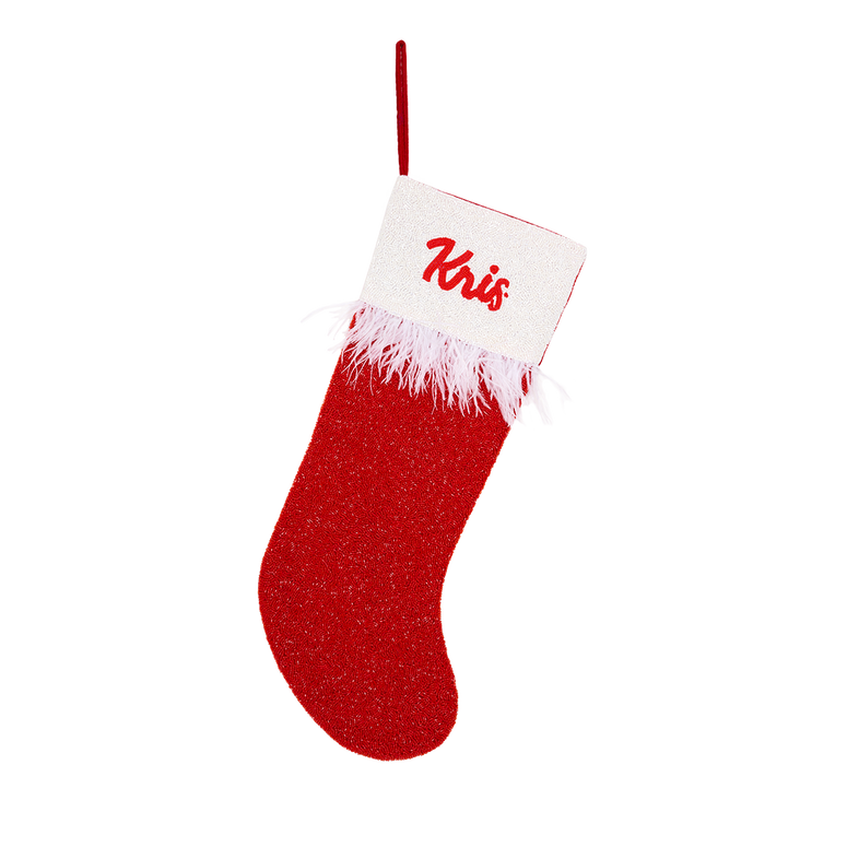 Feathered Christmas Stocking