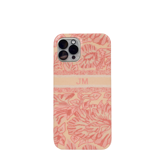 Pink Beaded Phone Case