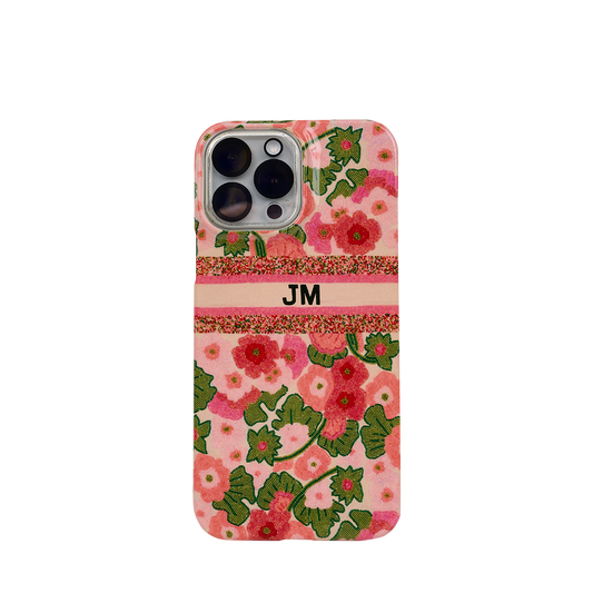 Flower Beaded Phone Case