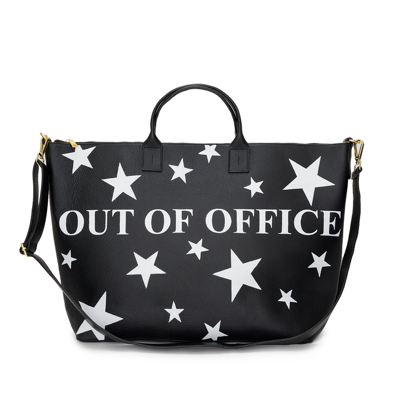 Egerton Weekend Bag - Black with Stars - Out of Office