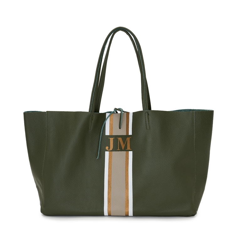 Egerton Shopper - Army Green - Design Your Own