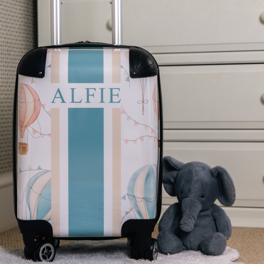 The Air Balloon Blue Luggage