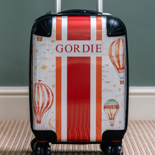 The Air Balloon Red and Orange Luggage