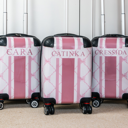 The Pink Bow Luggage