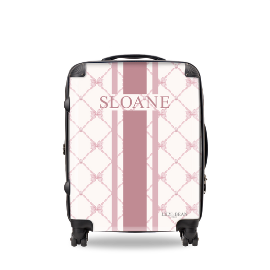 The Pink Bow Luggage