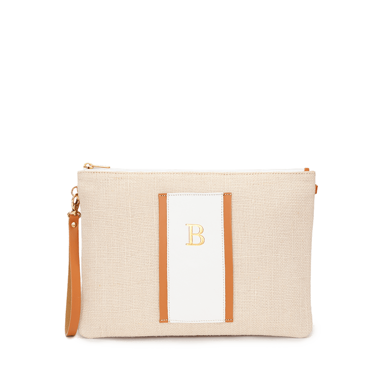 Annabel Straw Canvas Clutch_bags