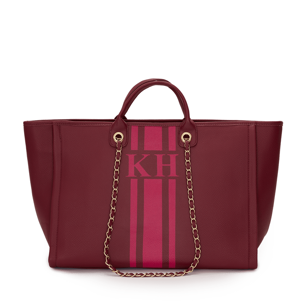 Athene Tote Bag - Burgundy_