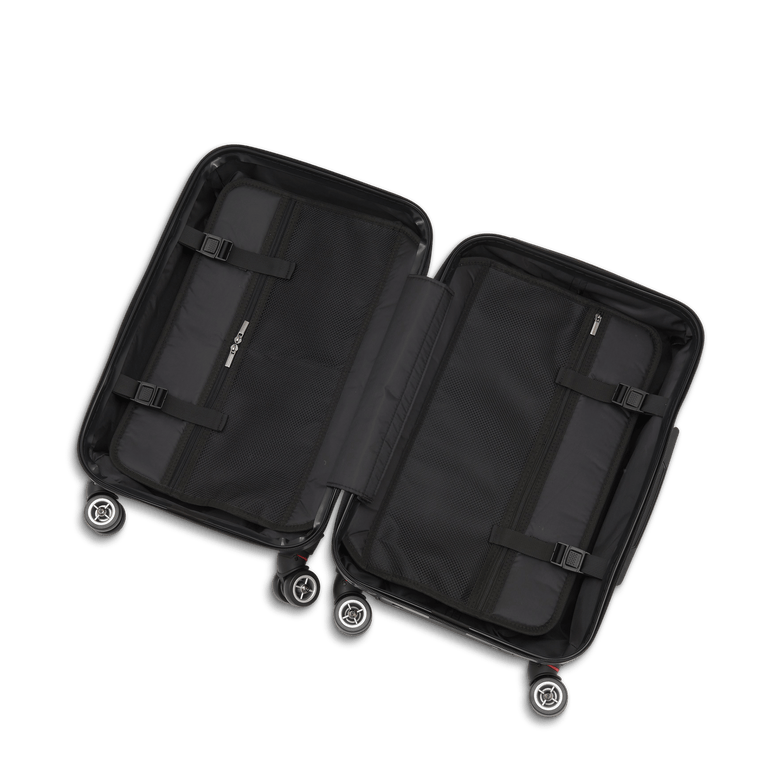 Black Quilted Hardshell Luggage_bags