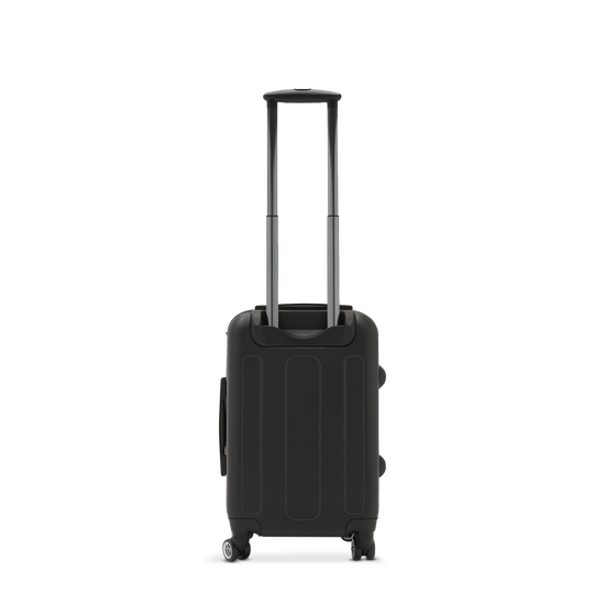 Black Quilted Hardshell Luggage_bags