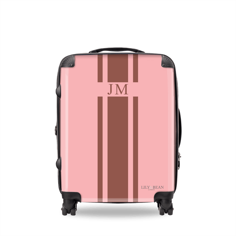 Blush Pink Hardshell Luggage_