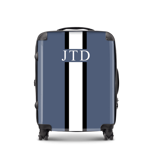 Denim Hardshell Luggage_bags