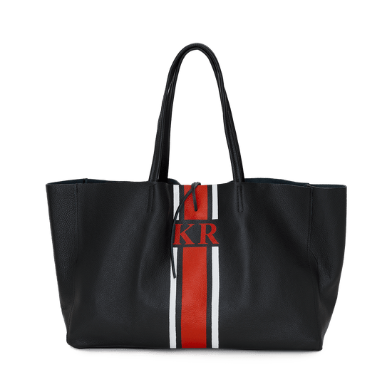 Egerton Shopper - Black & Orange_