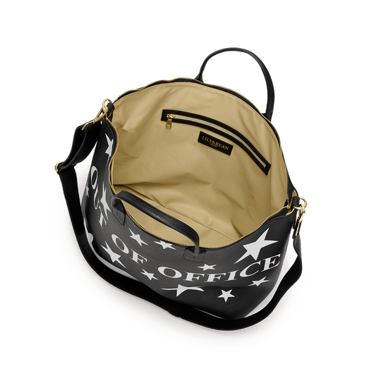 Egerton Weekend Bag - Black with Stars - Out of Office_