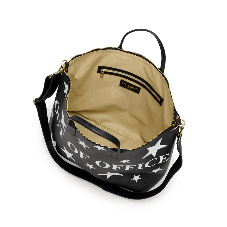 Egerton Weekend Bag - Black with Stars - Out of Office_