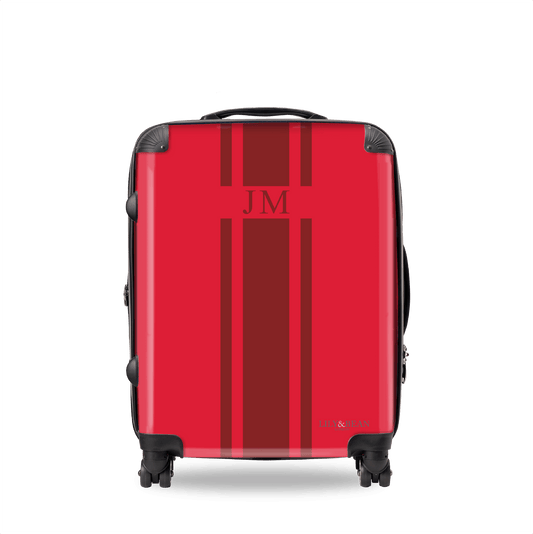 Fiery Neon Pink Hardshell Luggage_