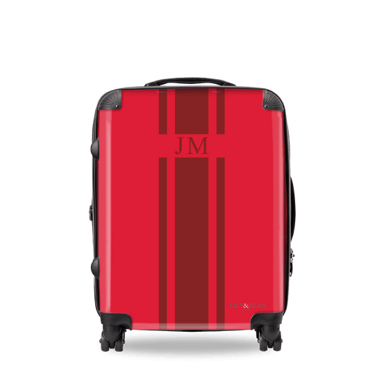 Fiery Neon Pink Hardshell Luggage_