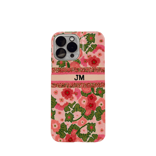 Flower Beaded Phone Case_