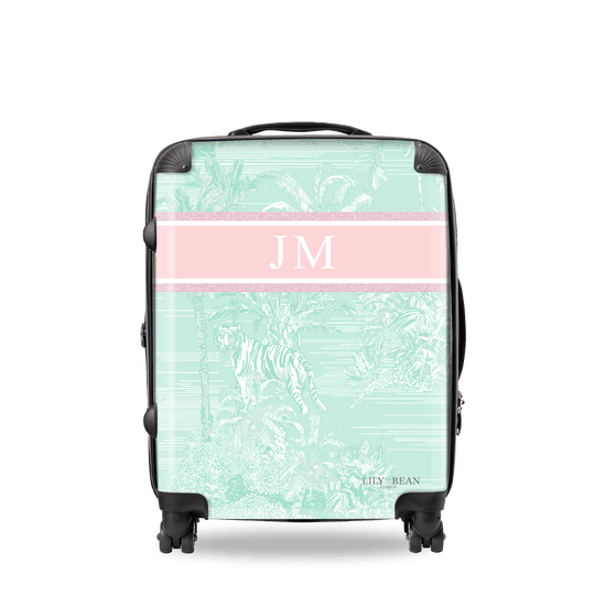 Isabella Pastel & Mint Hardshell Luggage_bags