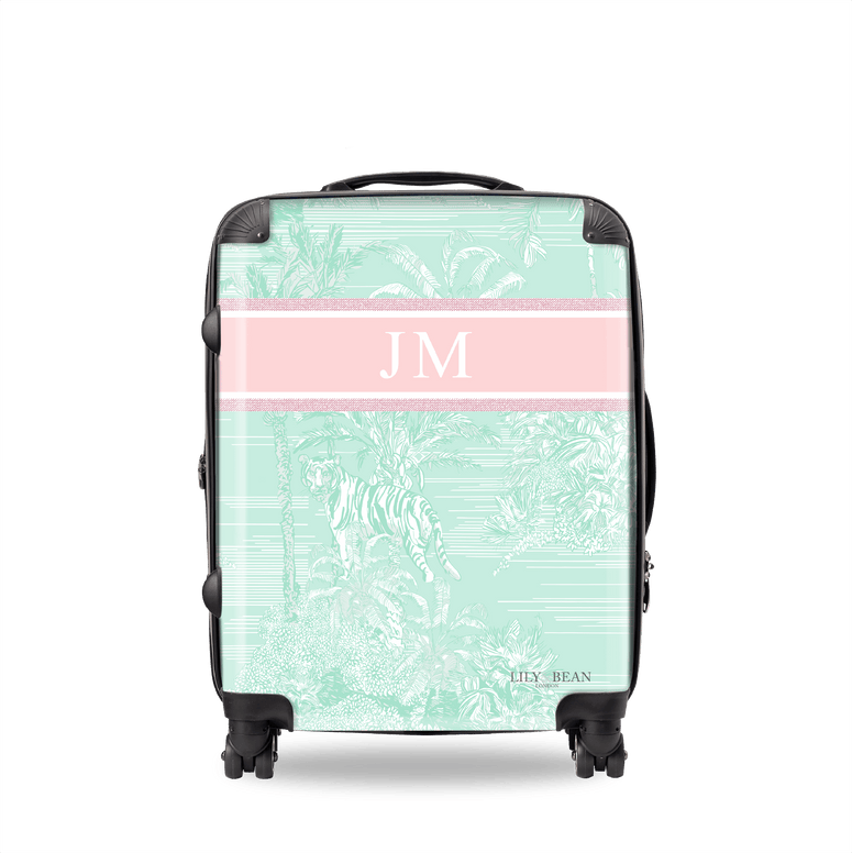 Isabella Pastel & Mint Hardshell Luggage_bags