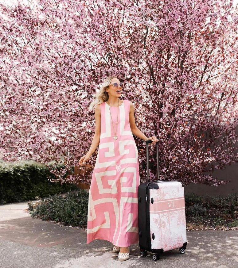 Isabella Pastel Pink Luggage_bags