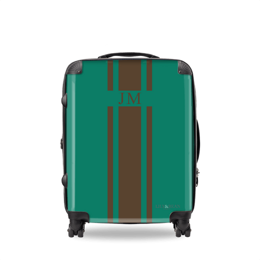 Jade Green Hardshell Luggage_