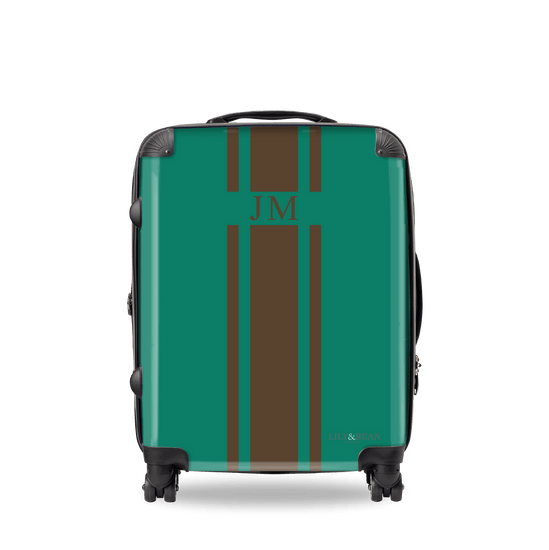 Jade Green Hardshell Luggage_