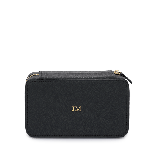 L&B - Jewellery Box Black with Initials_bags