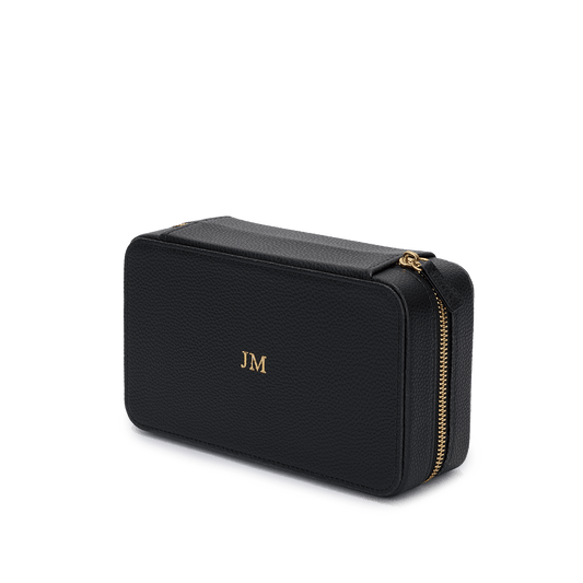 L&B - Jewellery Box Black with Initials_bags