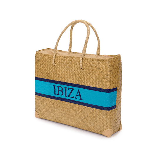 L&B Jumbo Straw Shopper - IBIZA_