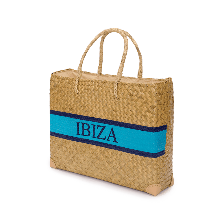 L&B Jumbo Straw Shopper - IBIZA_