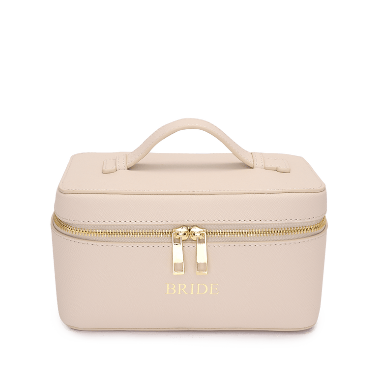 L&B Leather Travel Vanity Case - Ivory - BRIDE_bags