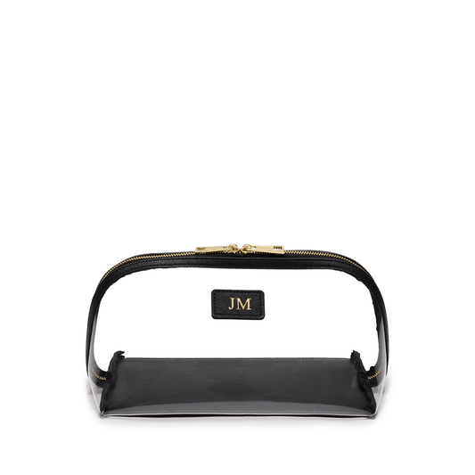 L&B - Transparent Makeup Holder - Black_bags