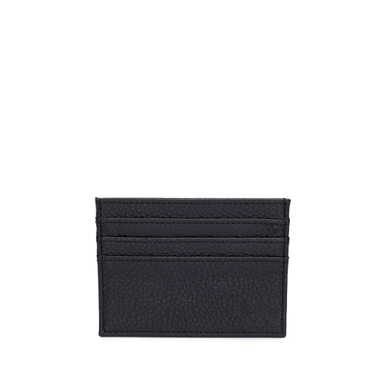 Leather Card Holder - Black_