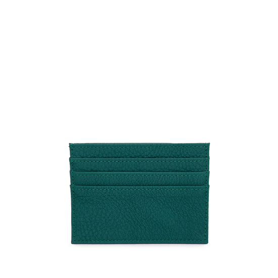 Leather Card Holder - Emerald Green_