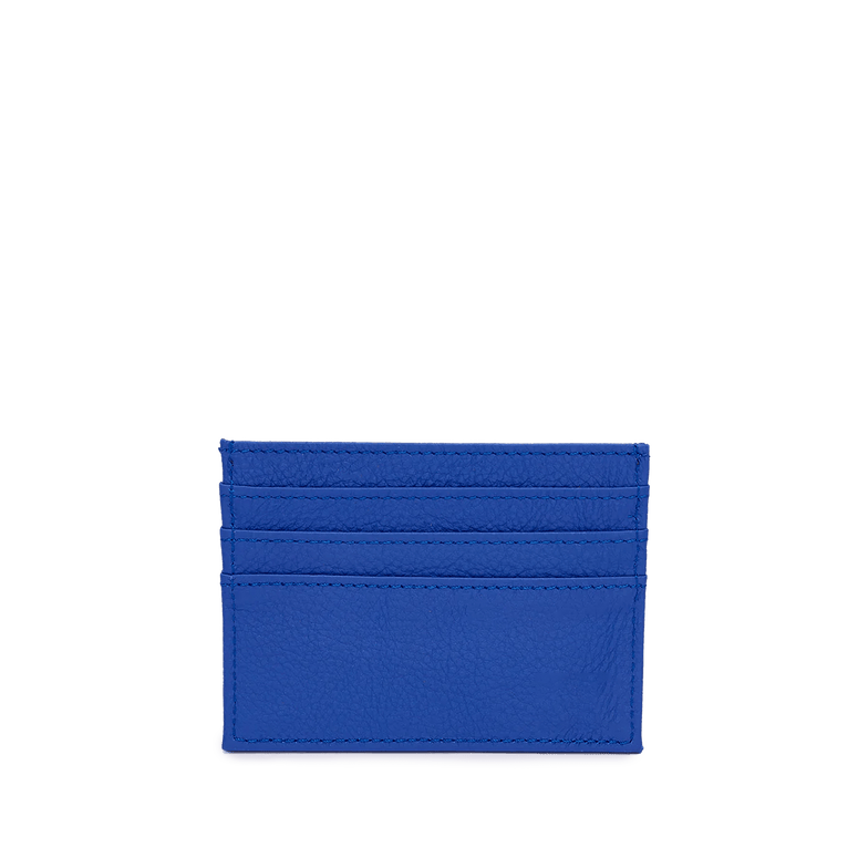 Leather Card Holder - Lightning Blue_