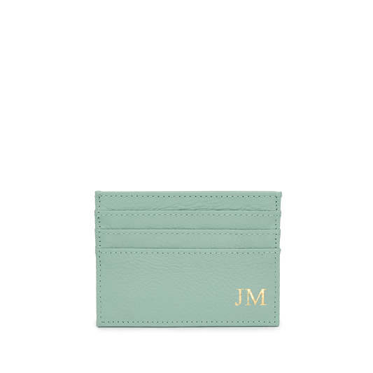 Leather Card Holder - Mint_