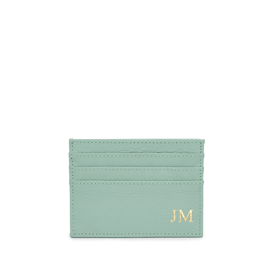 Leather Card Holder - Mint_