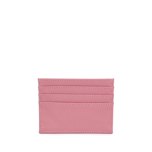 Leather Card Holder - Pale Pink_