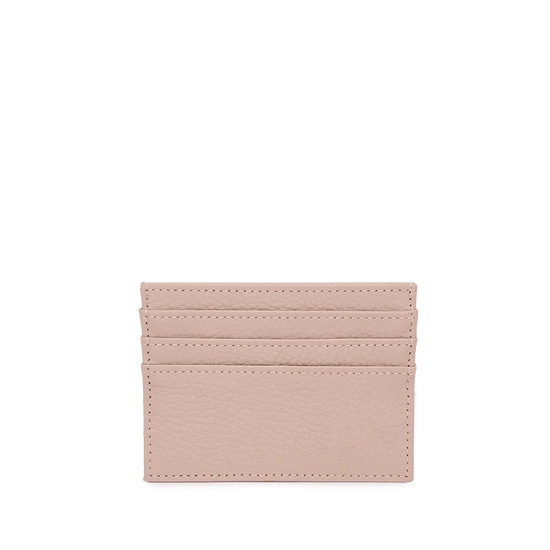 Leather Card Holder - Pinky Nude_