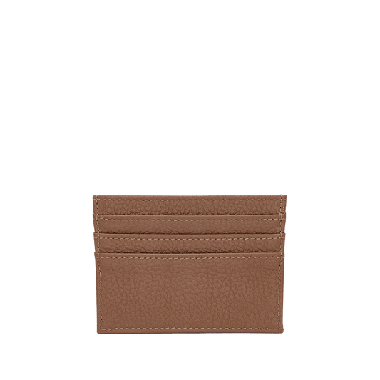 Leather Card Holder - Tan_