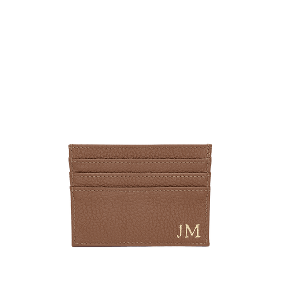 Leather Card Holder - Tan_