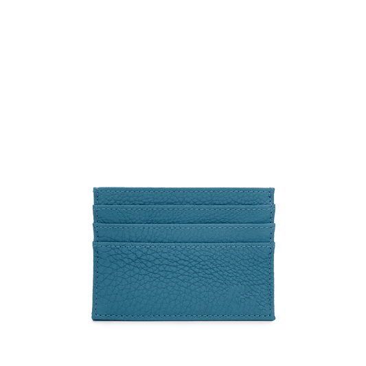 Leather Card Holder - Teal_