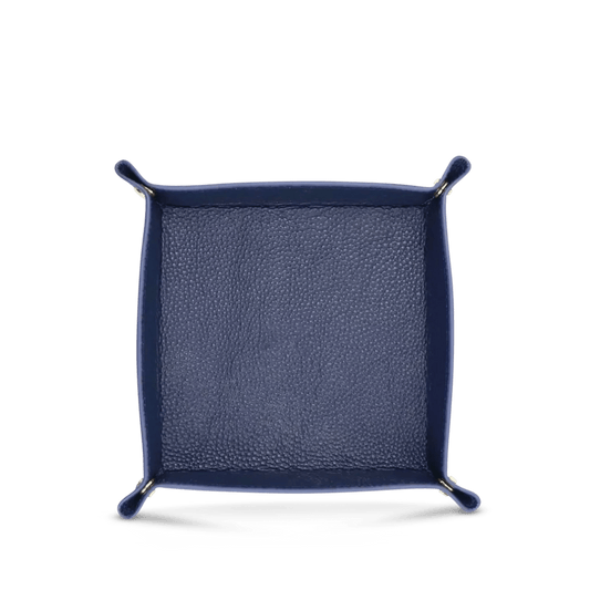 Leather Trinket Tray - Navy_bags