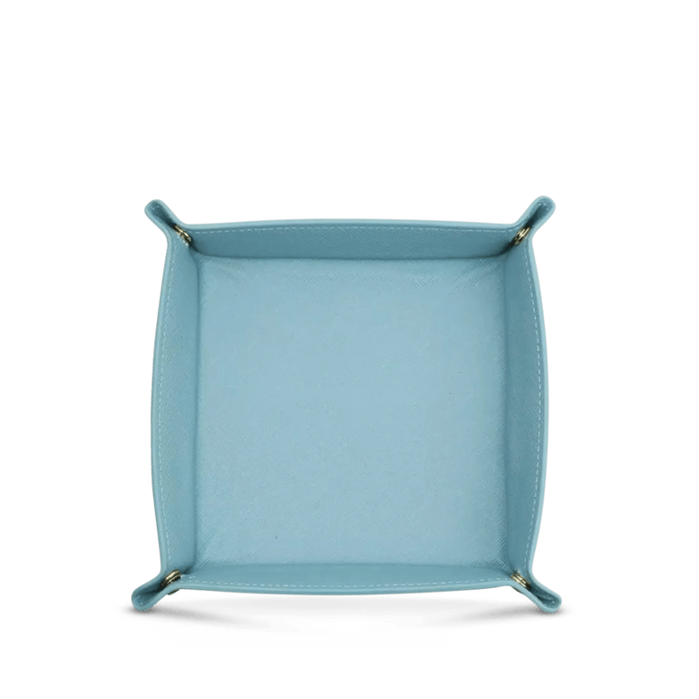 Leather Trinket Tray - Sky Blue_bags